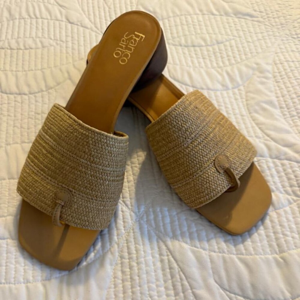 FRANCO SARTO brand new never worn, tan size 12